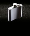 BarCraft Polished Stainless Steel Hip Flask_23985