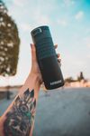 Kambukka Etna Grip 3-in-1 Snapclean® 500ml Travel Mug Black Steel_13100