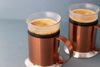 La Cafetière Copper Coffee Mug Set, 2 Pieces - Stainless Steel, Gift Boxed_26503