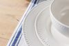 Mikasa Cranborne 4-Piece Stoneware Side Plate Set, 21cm, Cream_31046