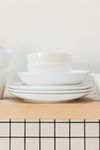 Mikasa Chalk 4-Piece Porcelain Cereal Bowl Set, 14cm, White_31062