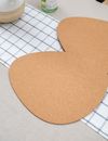 Mikasa Pebble-Shaped Cork Placemats, Set of 4, Natural_30725