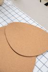 Mikasa Pebble-Shaped Cork Placemats, Set of 4, Natural_30726