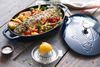 Staub Oval Dish 32cm La Mer 'Fish'_16774