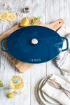 Staub Oval Dish 32cm La Mer 'Fish'_16779