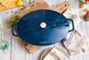 Staub Oval Dish 32cm La Mer 'Fish'_16780