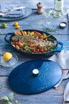 Staub Oval Dish 32cm La Mer 'Fish'_16784