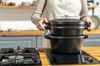 Staub Stackable 3pc Cocotte + Braiser + Pan+ Lid 24 cm Black_31825