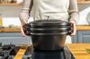 Staub Stackable 3pc Cocotte + Braiser + Pan+ Lid 24 cm Black_31826