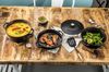 Staub Stackable 3pc Cocotte + Braiser + Pan+ Lid 24 cm Black_21924