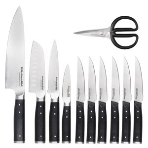 KitchenAid 11pc Knife Set + Block