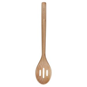 KitchenAid Maple Wood Slotted Spoon