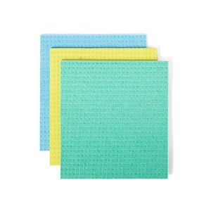 Full Circle Squeeze Cellulose Sponge Cloth Set/3 - Multicolour
