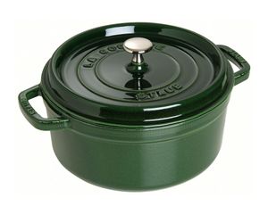 Round Cocotte - 20cm Basil Green