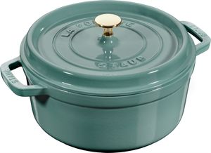 Staub Cocotte Round 20cm  - Eucalyptus