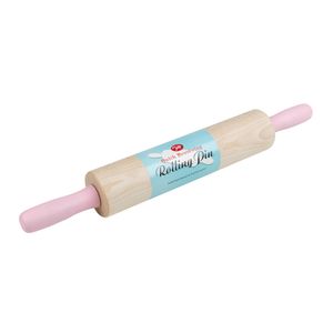 Revolving Rolling Pin Beechwood 42cm Assorted Colours