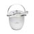 BarCraft Stainless Steel Ice Bucket with Lid and Tongs_24050