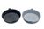 Cuisena Air Fryer Silicone Square Basket Black/Grey 21cm Set/2_31253