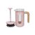 La Cafetière Pisa 3-Cup Cafetière, Pink_26168