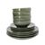 Mikasa Jardin 12-Piece Stoneware Dinner Set, Green_30877