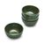 Mikasa Jardin 4-Piece Stoneware Dip Bowl Set, 10cm, Green_31005