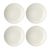 Mikasa Cranborne 4-Piece Stoneware Pasta Bowl Set, 24cm, Cream_30847