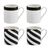 Mikasa Luxe Deco 4-Piece China Mug Set, 380ml_30717