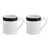 Mikasa Luxe Deco 4-Piece China Mug Set, 380ml_30720