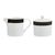 Mikasa Luxe Deco China Sugar Pot and Creamer Set, 245ml, White_30676