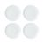 Mikasa Chalk 12-Piece Porcelain Dinner Set, White_30921