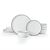 Mikasa Limestone Porcelain 12pc Dinner Set, White_30704