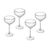 Mikasa Sorrento 4-Piece Crystal Coupe Glass Set, 350ml_30835