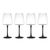 Mikasa Palermo 4-Piece Crystal Red Wine Glass Set, 450ml_30761