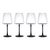 Mikasa Palermo 4-Piece Crystal White Wine Glass Set, 400ml_31074