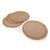 Mikasa 4-Piece Round Hessian Placemat Set, Natural, 38cm_30910