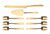 Splayd Gold Cake Knife, Server & Splayd Set/8_32223