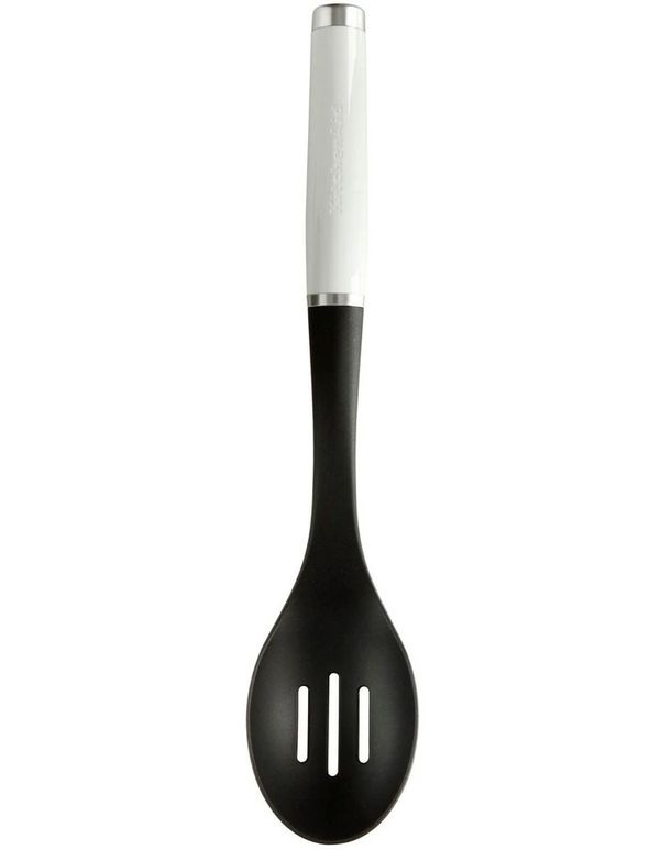 KitchenAid Slotted Spoon Nylon - White