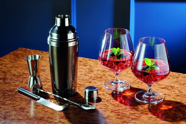 BarCraft Stainless Steel Dual Spirit Measure Cup