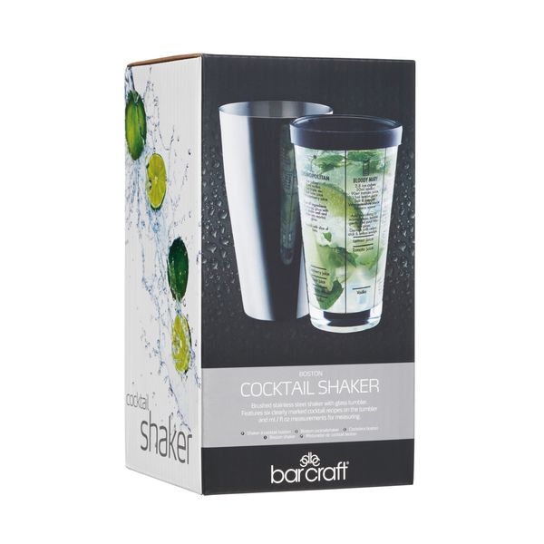 BarCraft Boston 400ml Cocktail Shaker