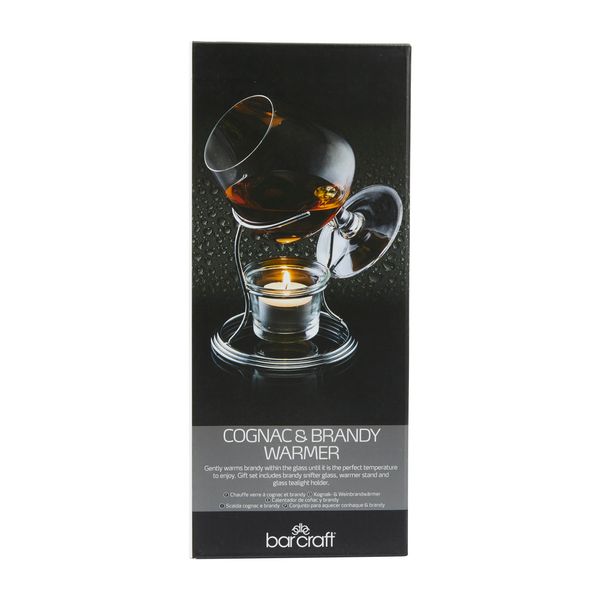 BarCraft Brandy & Cognac Warmer Gift Set