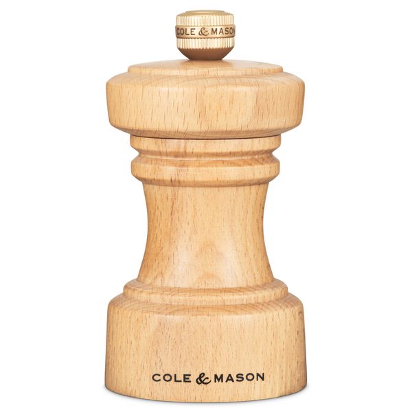 Cole & Mason Hoxton Natural Beech Pepper Mill 104mm