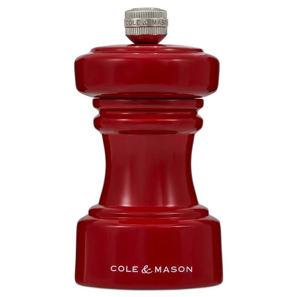 Cole & Mason Hoxton Red Gloss Pepper Mill 104mm