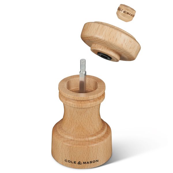 Cole & Mason Hoxton Natural Beech Pepper Mill 104mm