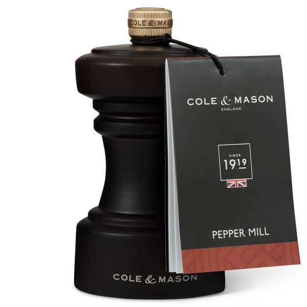 Cole & Mason Hoxton Chocolate Wood Pepper Mill 104mm