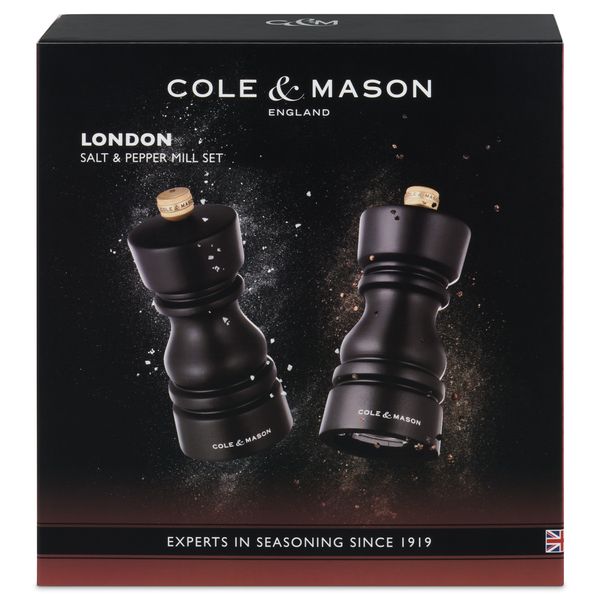 Cole & Mason London Mills Chocolate Wood Gift Set - 13cm