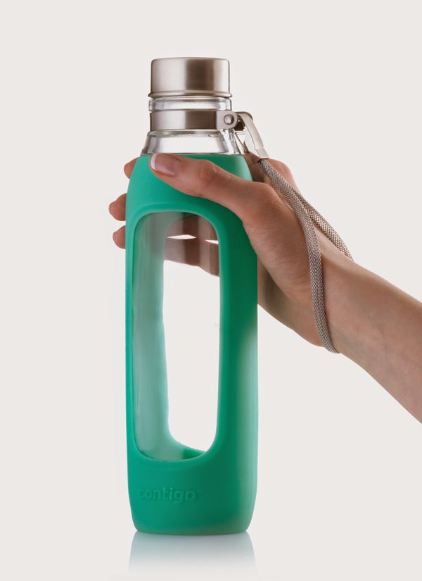 Contigo Purity 'Glass' Water Bottle- Jade 591ml