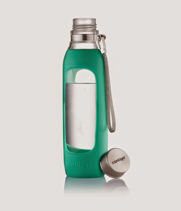 Contigo Purity 'Glass' Water Bottle- Jade 591ml