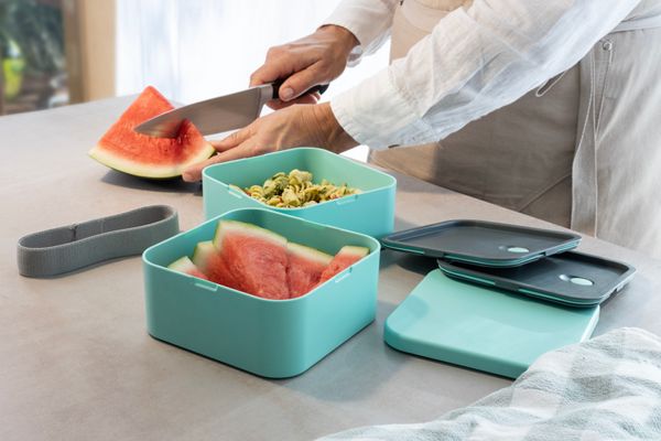 Cuisena RPET Square Bento - Aqua