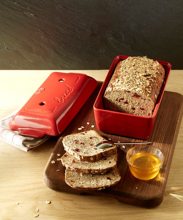 Bread Loaf Baker 24 x 15cm Burgundy