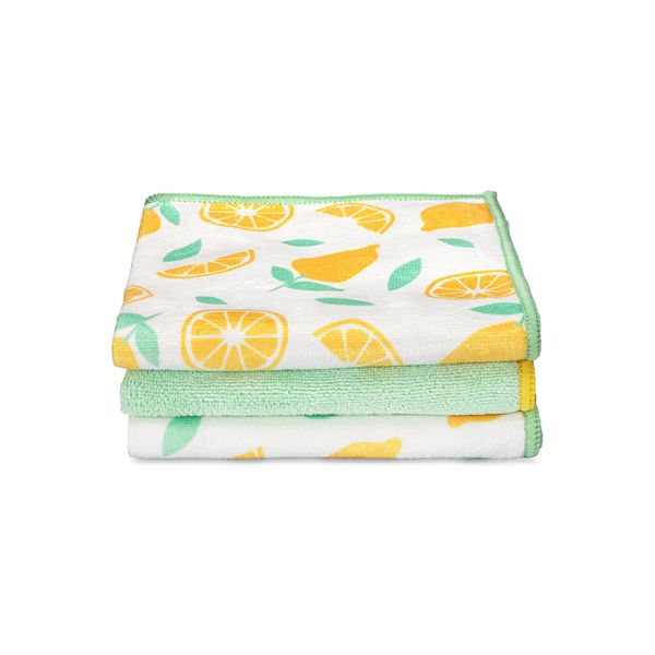 Full Circle Renew Microfiber Cloths set/3 - Citrus